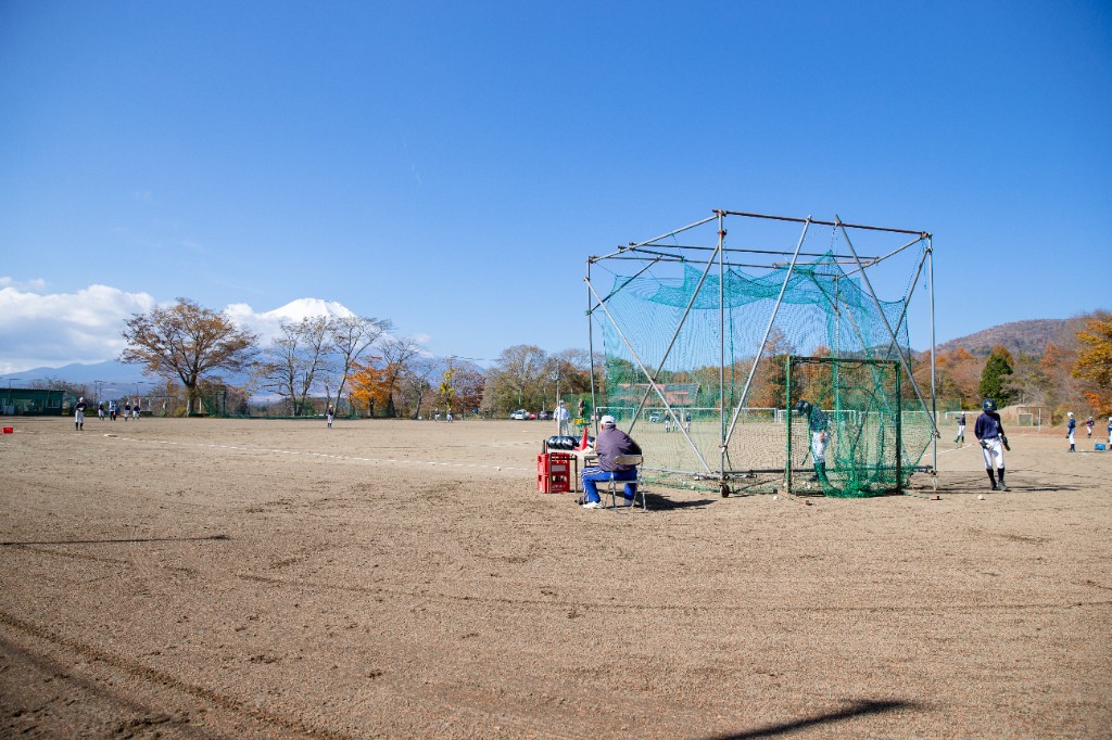富士山が見える東屋第一グラウンド